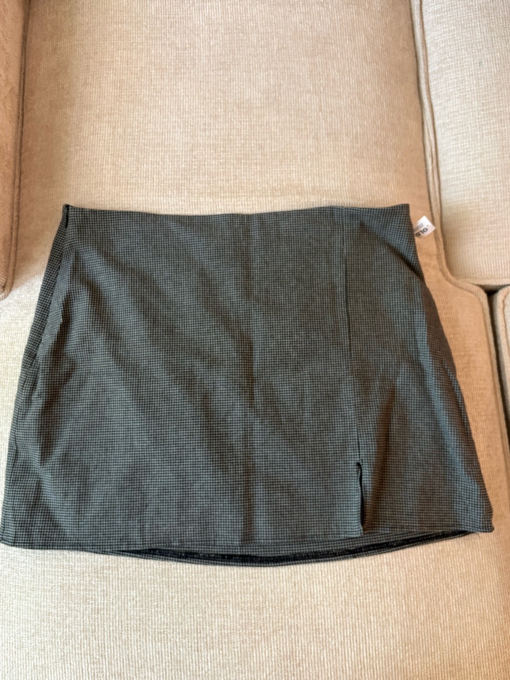 Old Navy Grey Houndstooth Skirt